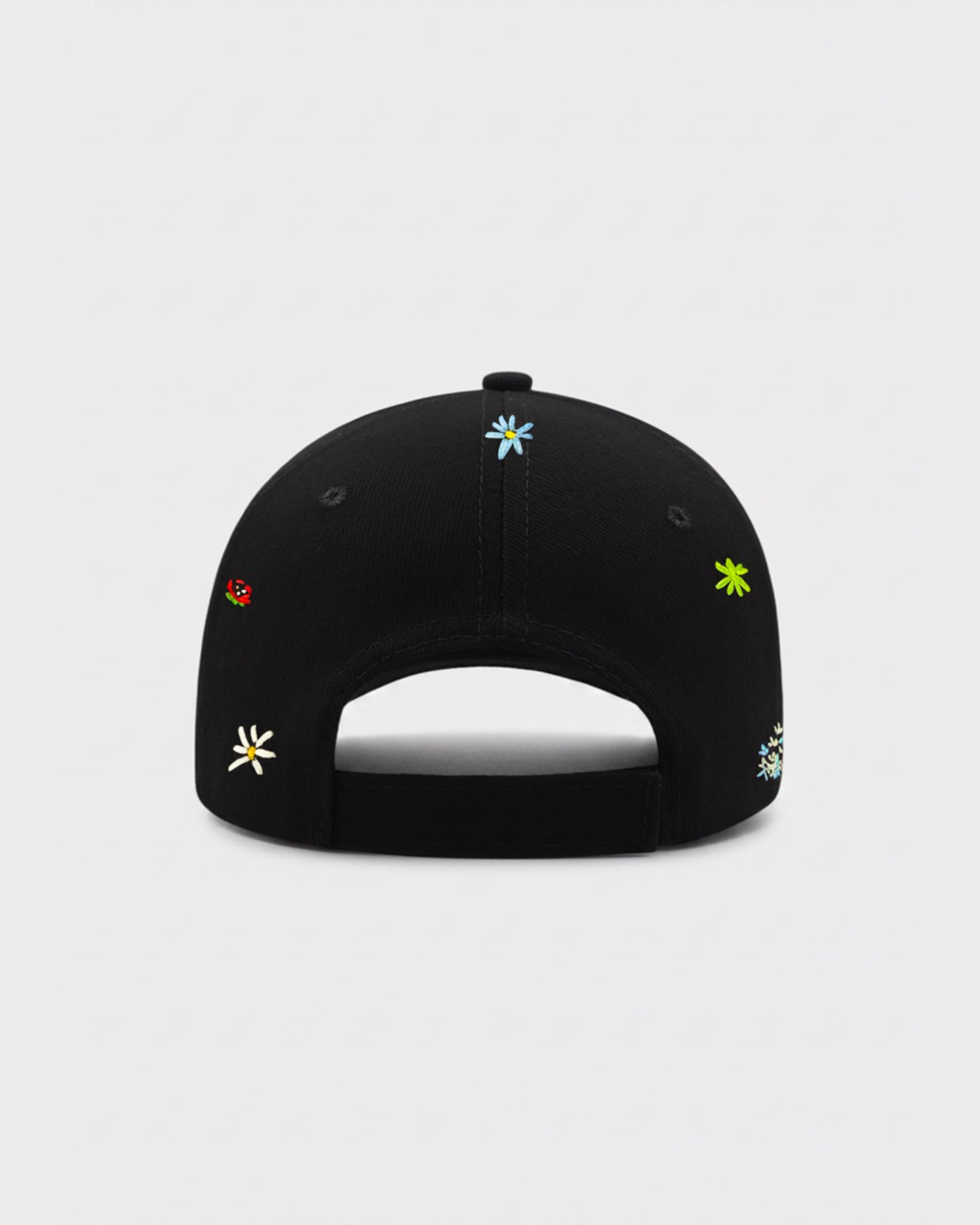 FLOWERS EMBROIDERED CAP
