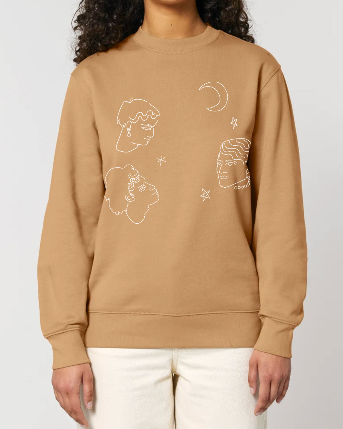 "Face and stars" Sweatshirt
