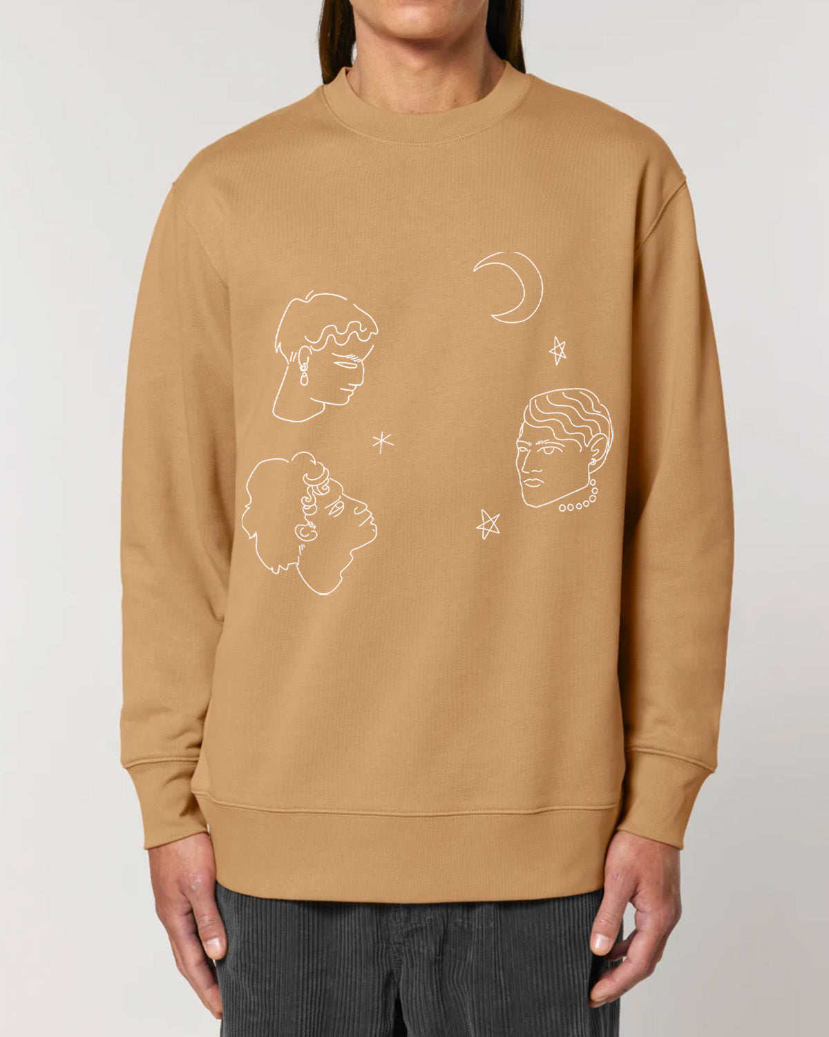 "Face and stars" Sweatshirt