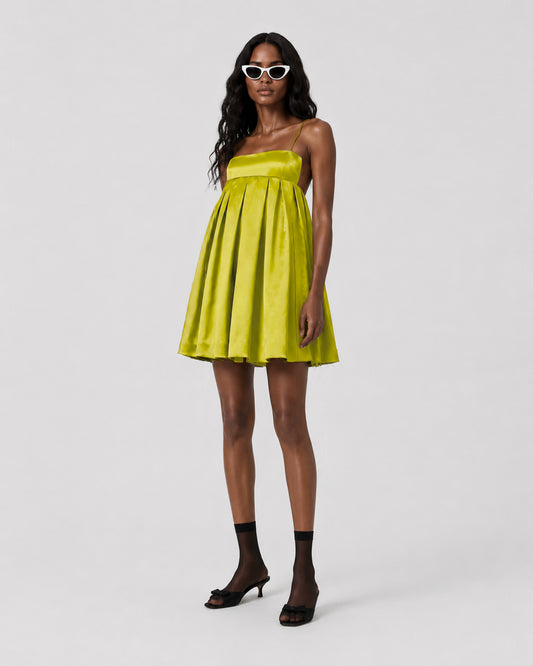 LIME GREEN MINI DRESS