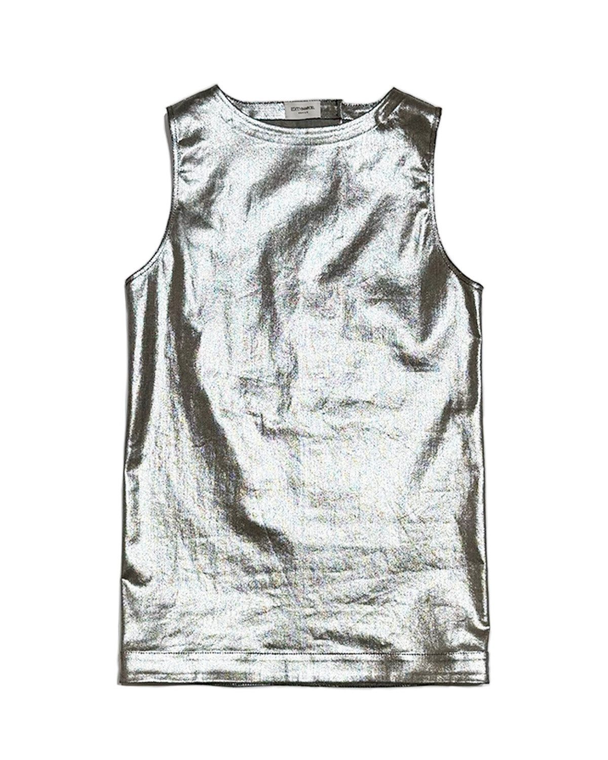 Silver denim dress