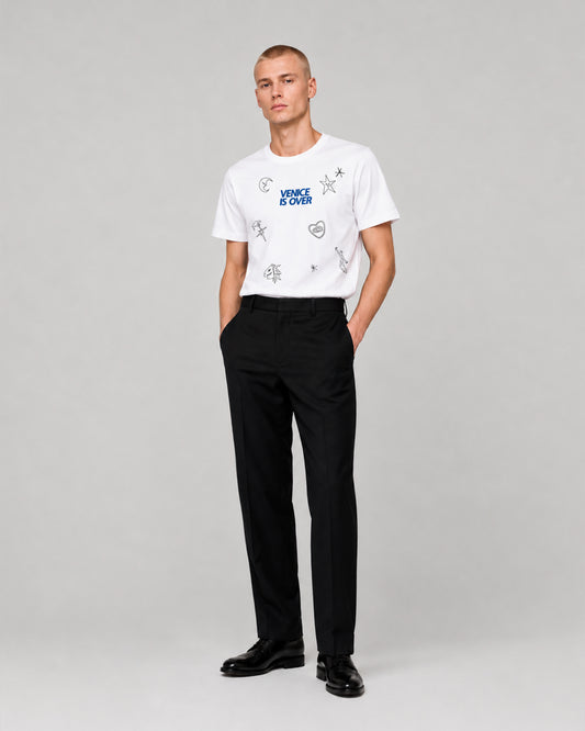 "VENICE IS OVER" WHITE TSHIRT