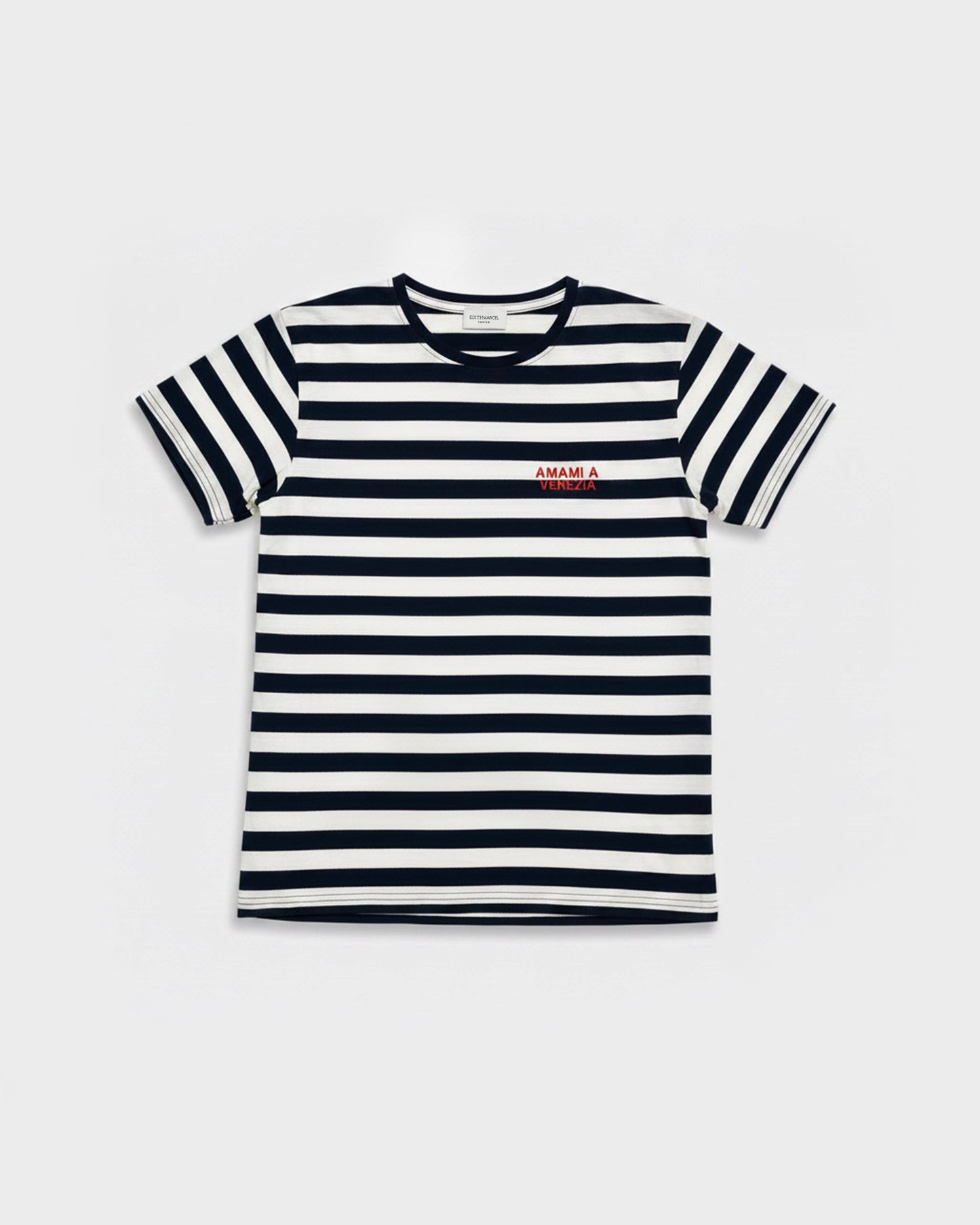 "AMAMI A VENEZIA" STRIPPED TSHIRT