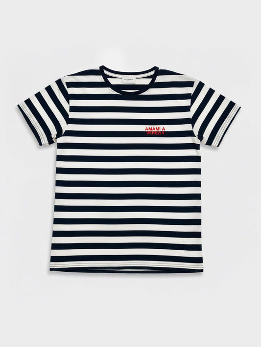 "AMAMI A VENEZIA" STRIPPED TSHIRT