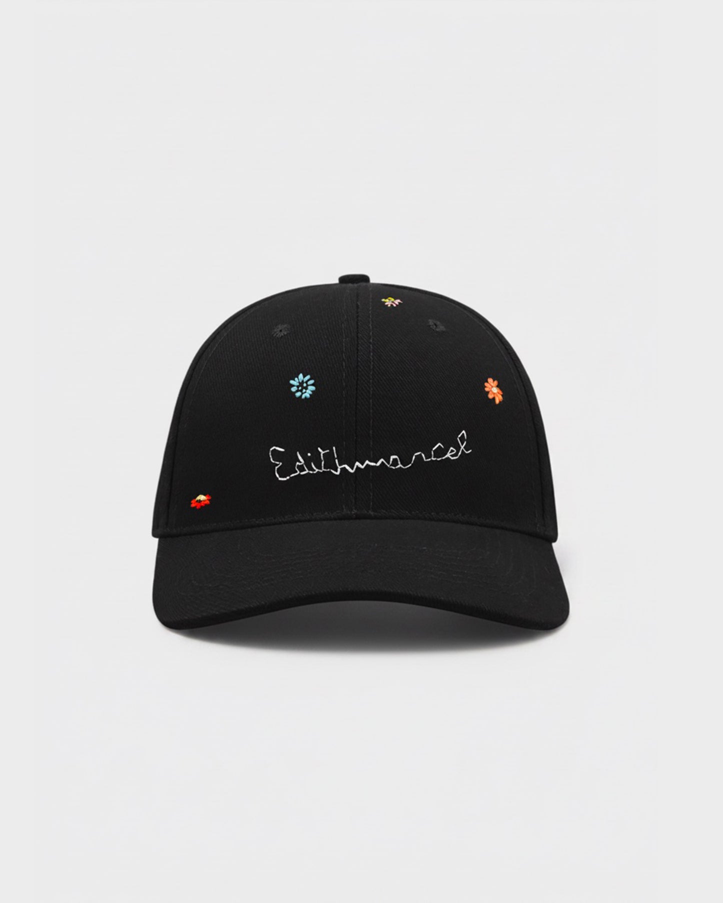 FLOWERS EMBROIDERED CAP