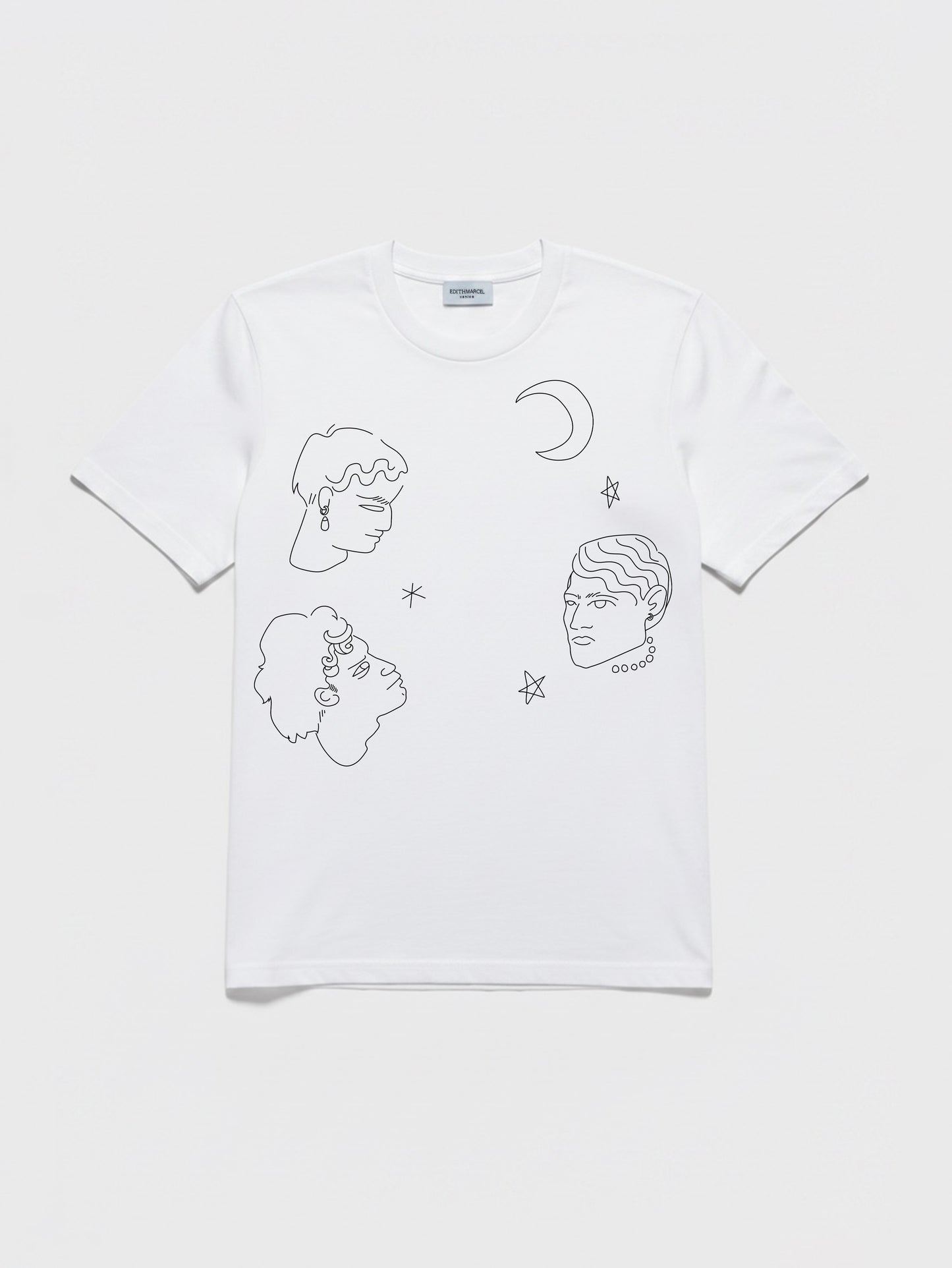 FACEANDSTAR WHITE TSHIRT