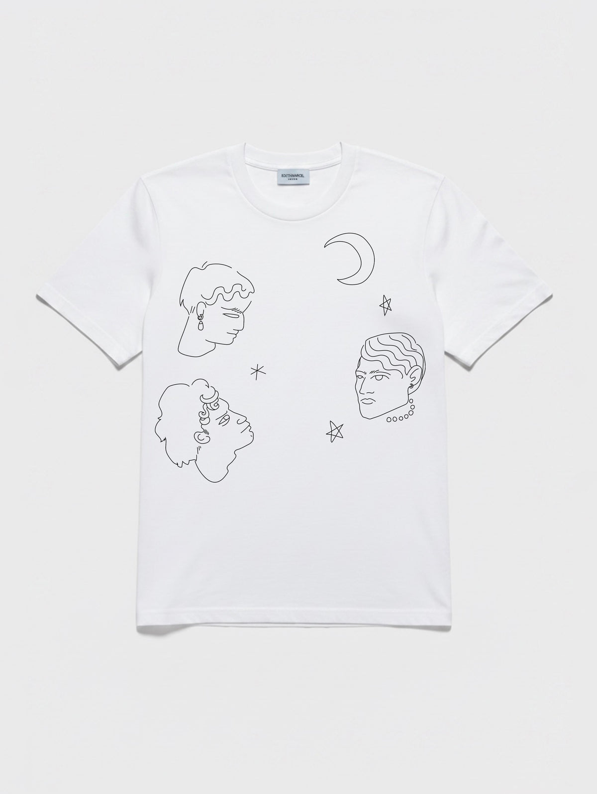 FACEANDSTAR WHITE TSHIRT