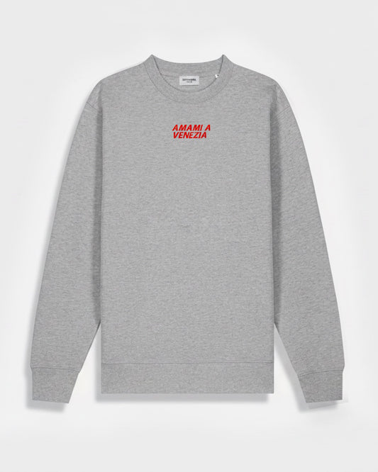 "AMAMI A VENEZIA" GREY SWEATSHIRT