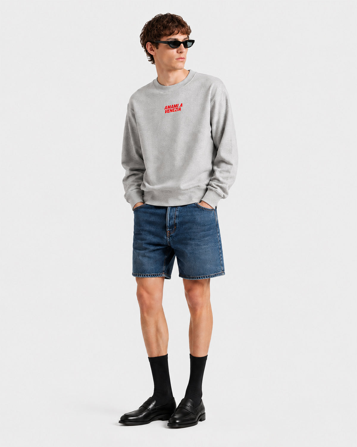 "AMAMI A VENEZIA" GREY SWEATSHIRT