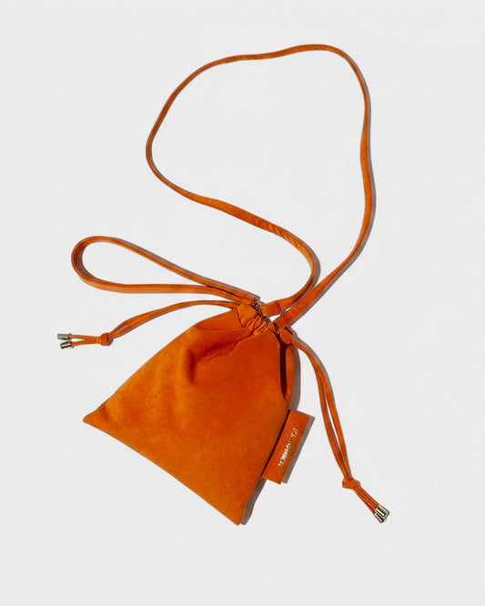 ORANGE ALCANTARA MARION BAG