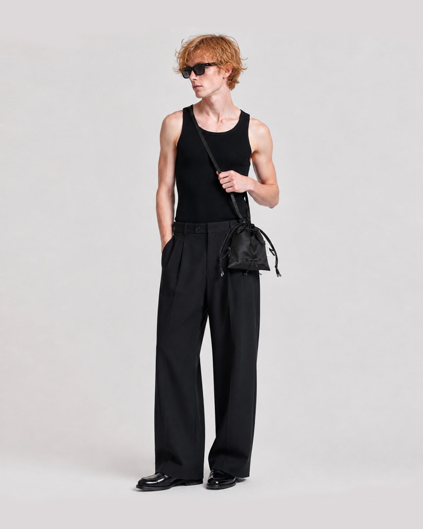 BLACK BOWS MARION BAG