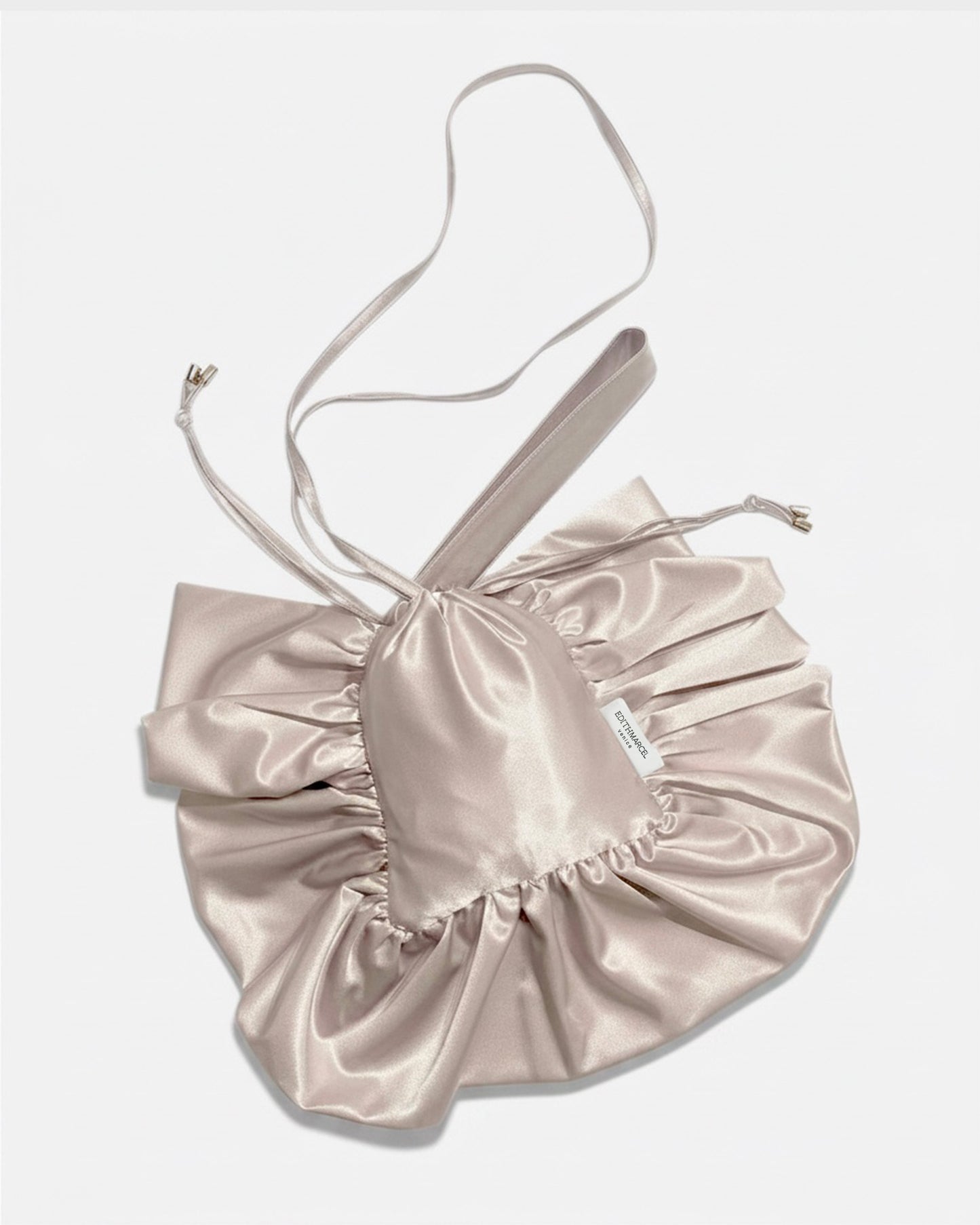 PEARL SILK FRILL MARION BAG