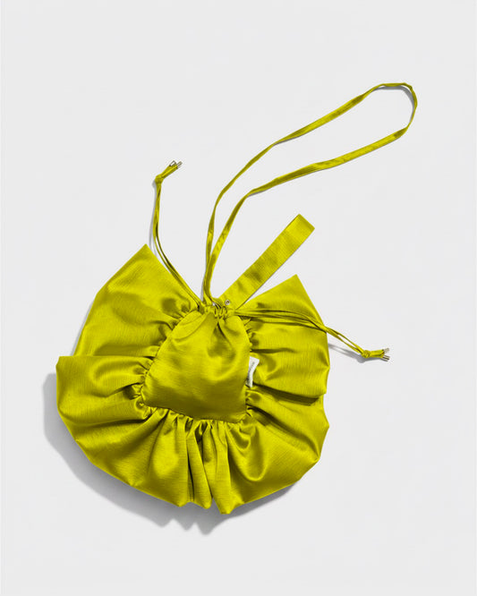 CHARTREUSE FRILL MARION BAG