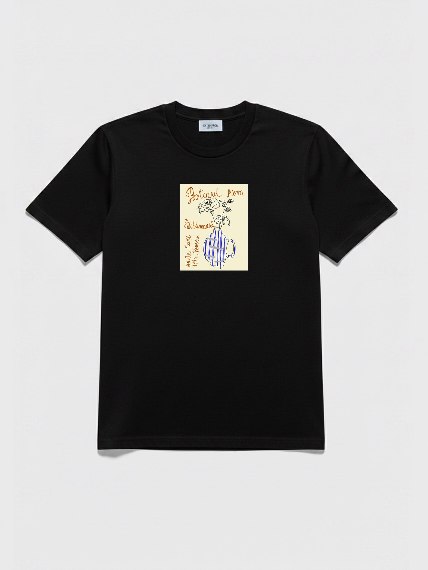 BLACK POSTCARD TSHIRT