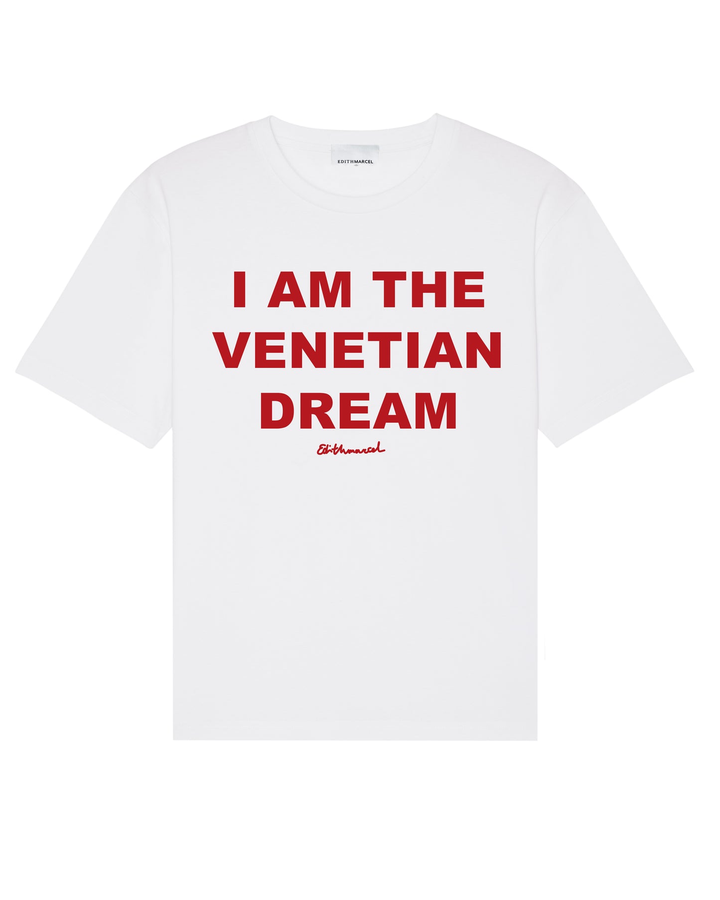 "I AM THE VENETIAN DREAM" white t-shirt