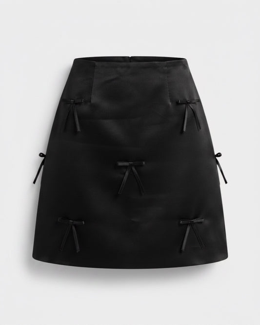 BOW MINI SKIRT