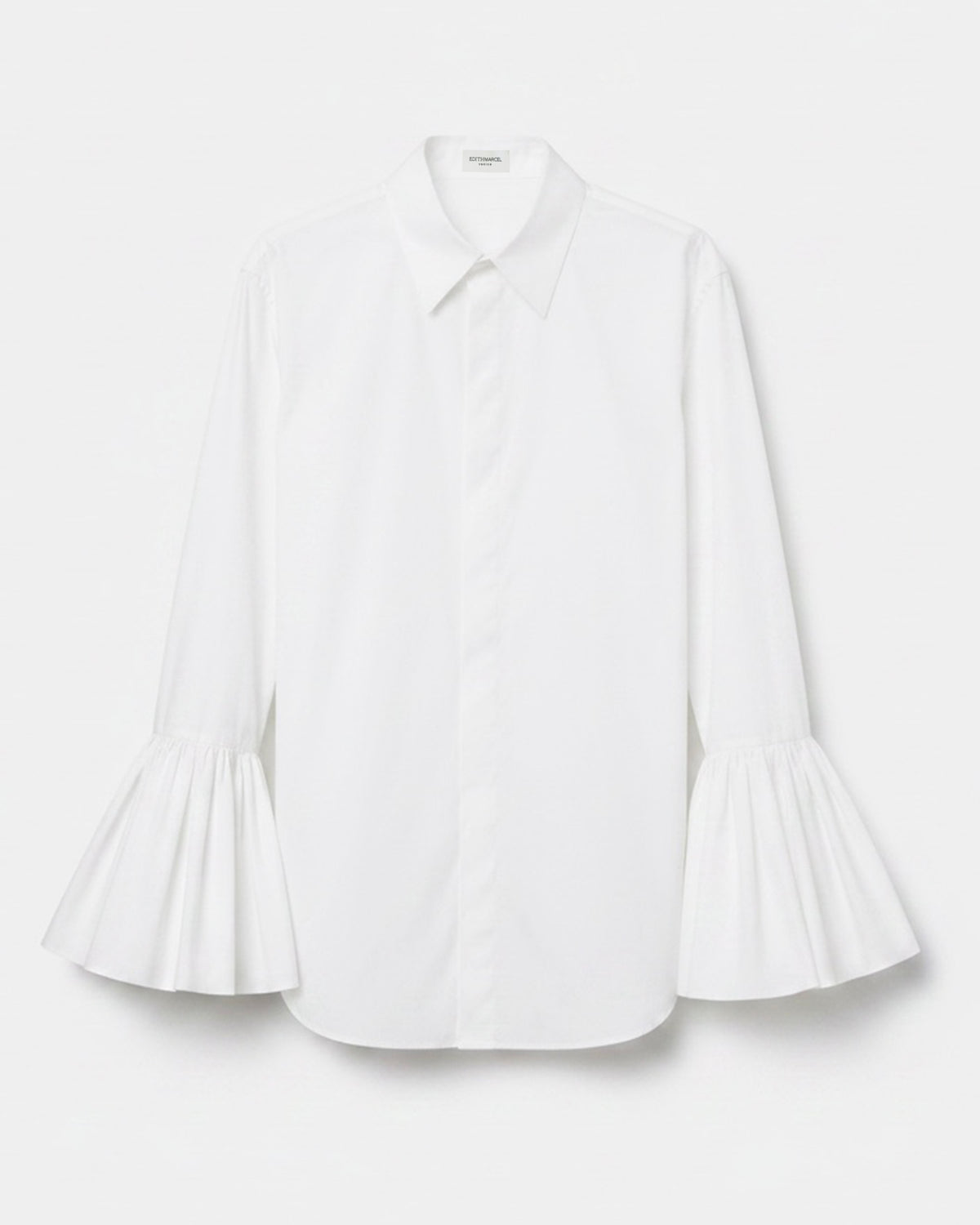 POPLINE SHIRT WITH ROUGE