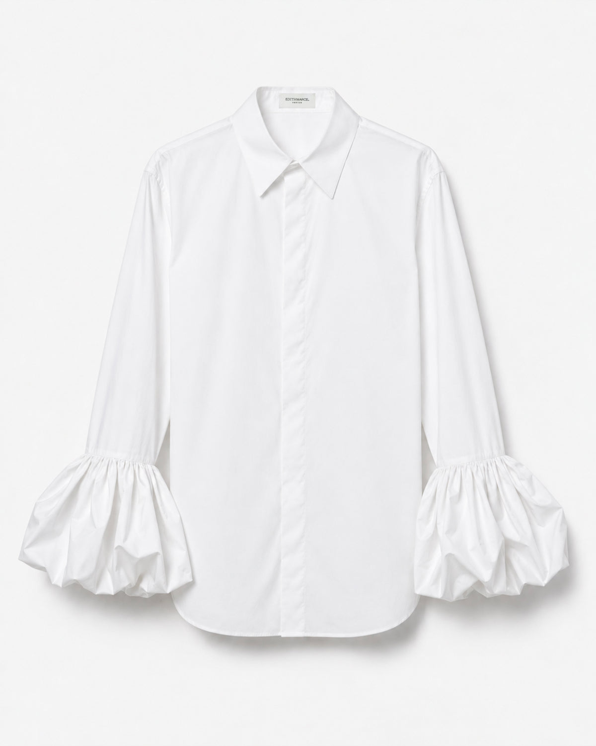 POPLINE SHIRT WITH ROUGE