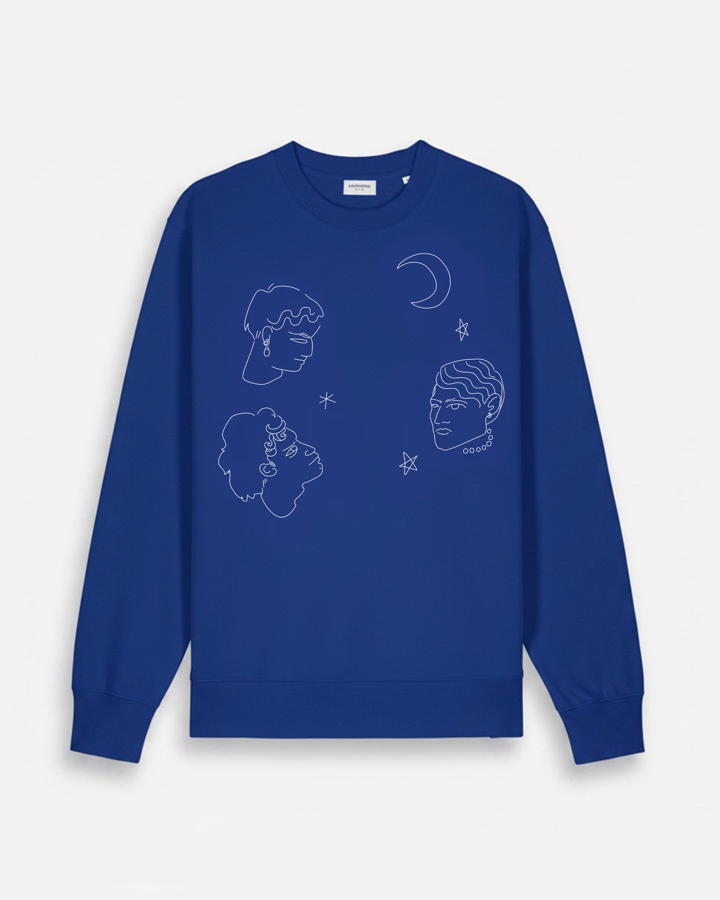 FACEANDSTAR BLUE SWEATSHIRT