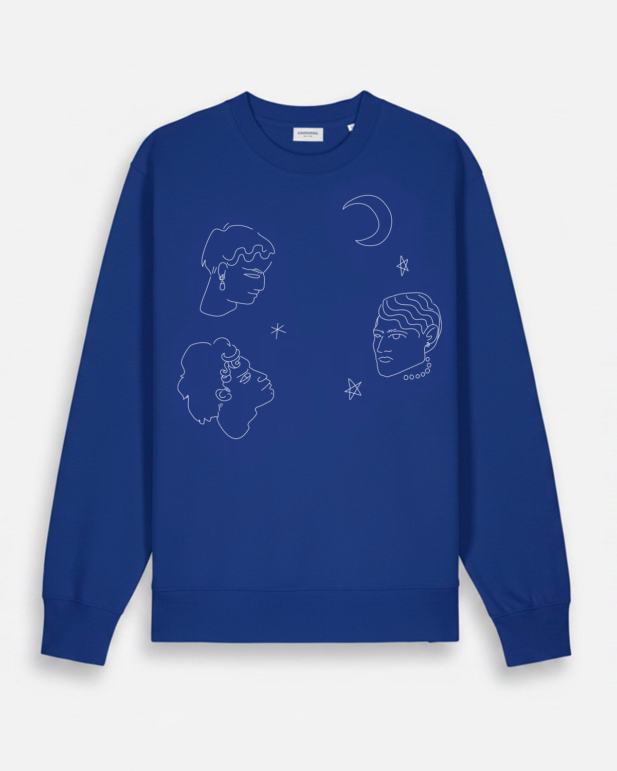 FACEANDSTAR BLUE SWEATSHIRT