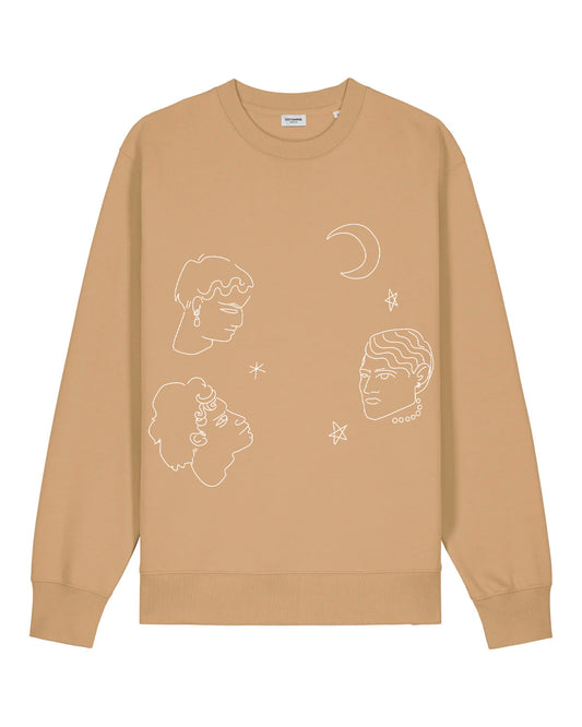 "Face and stars" Sweatshirt