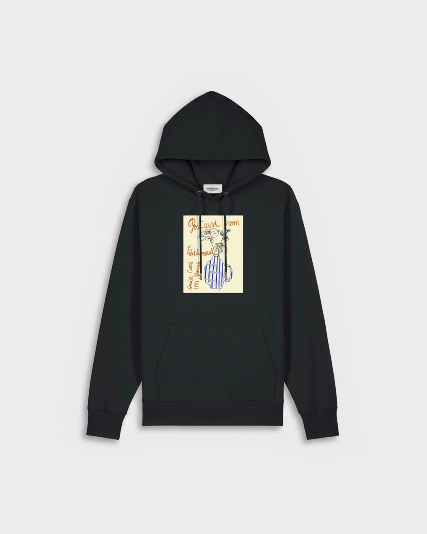 POSTCARD BLACK HOODIE