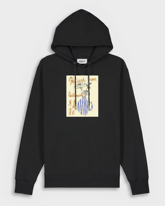 POSTCARD BLACK HOODIE