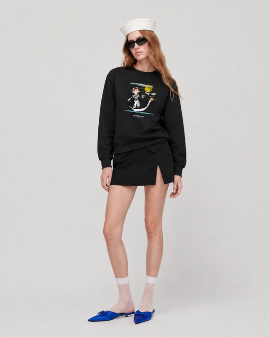 GONDOLA BLACK SWEATSHIRT