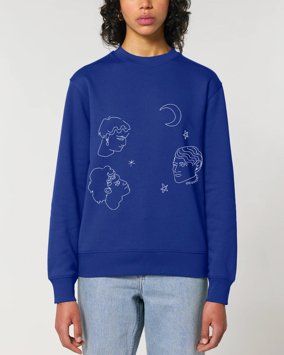 "Face and stars" Sweatshirt