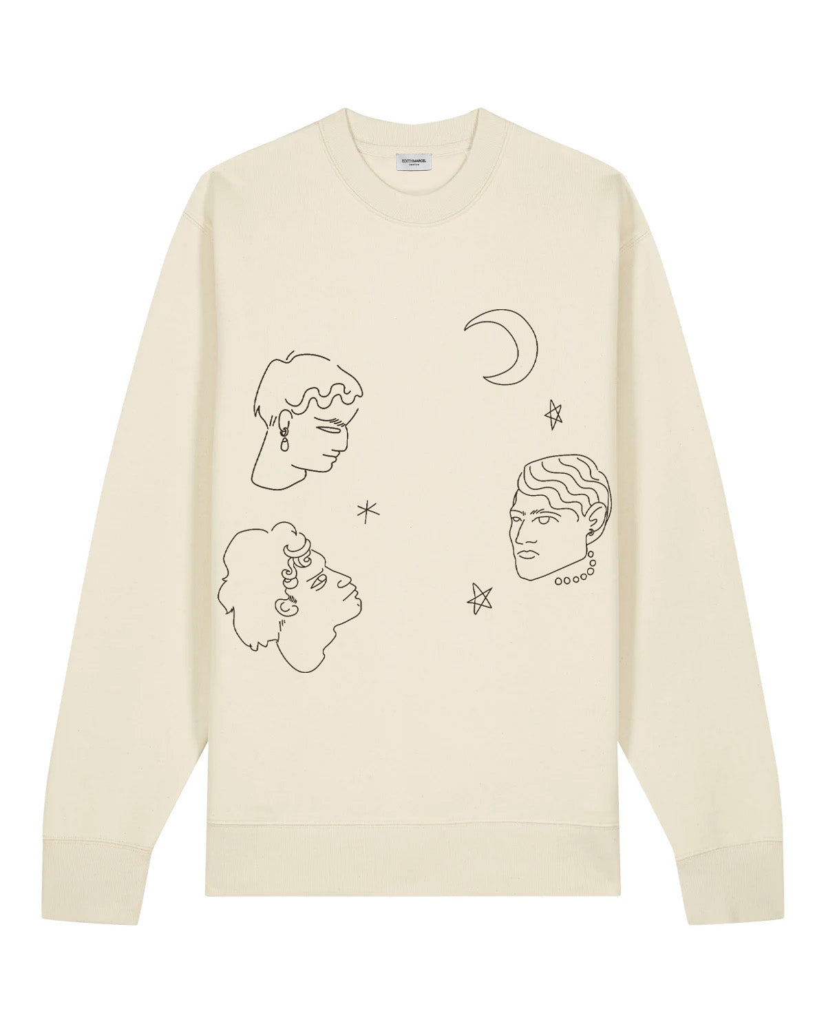 "Face and stars" Sweatshirt