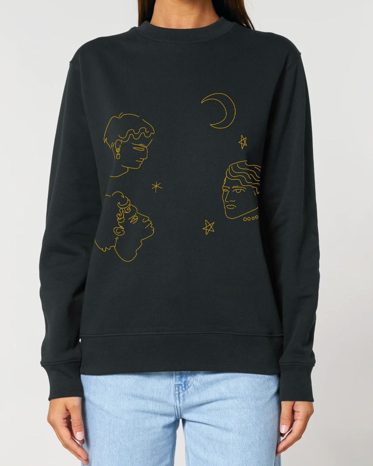 "Face and stars" Sweatshirt