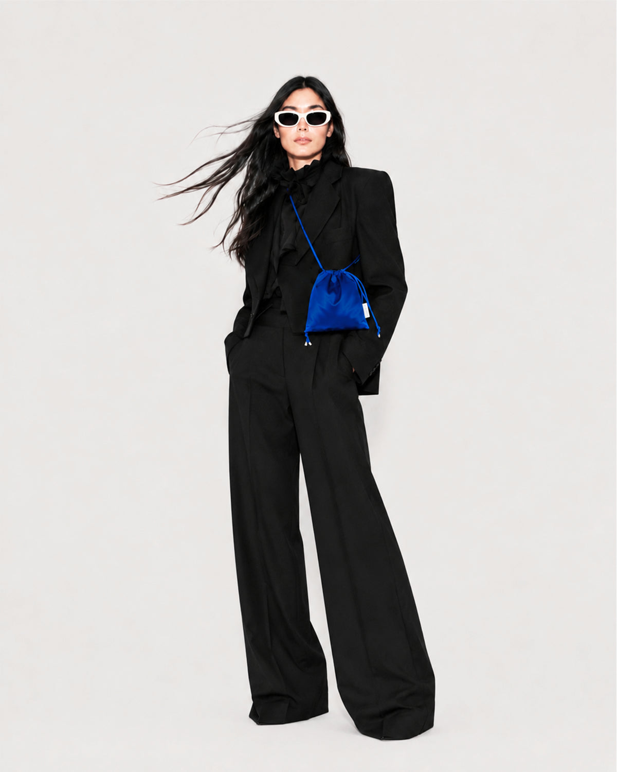ELECTRIC BLUE MARION BAG