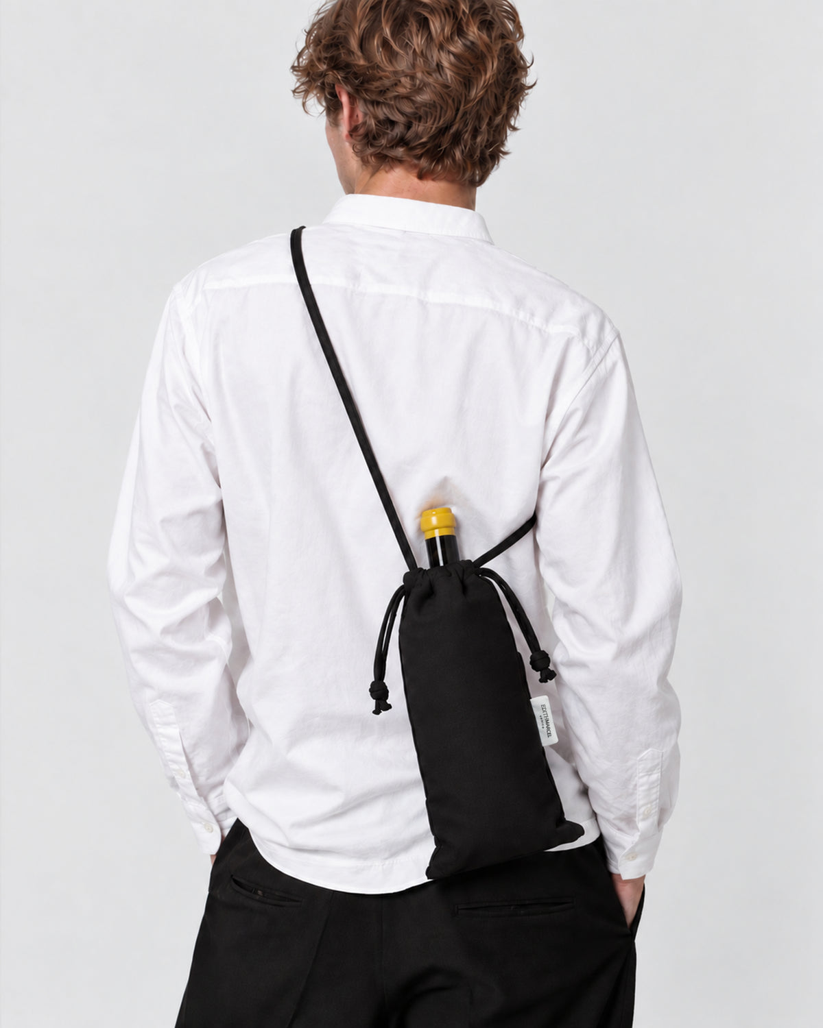 BLACK DENIM BOTTLE HOLDERS