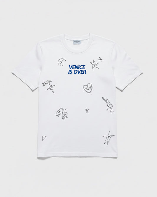 "VENICE IS OVER" WHITE TSHIRT