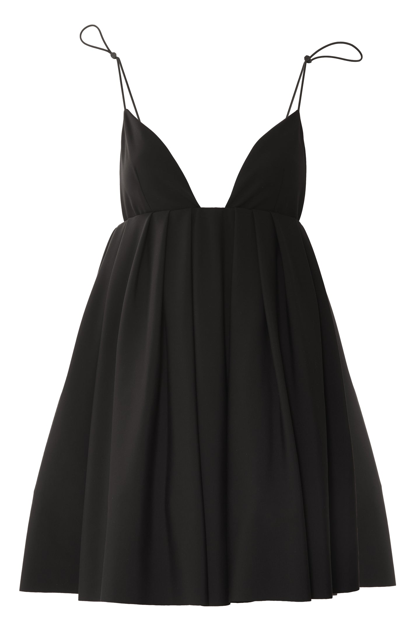 Structured black short dress