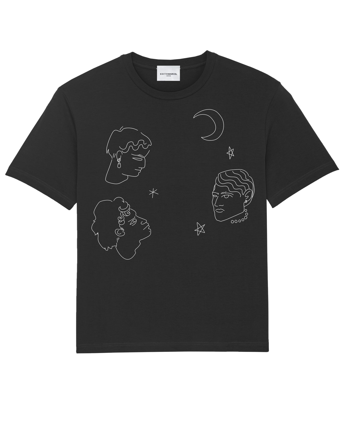 Print face t-shirt